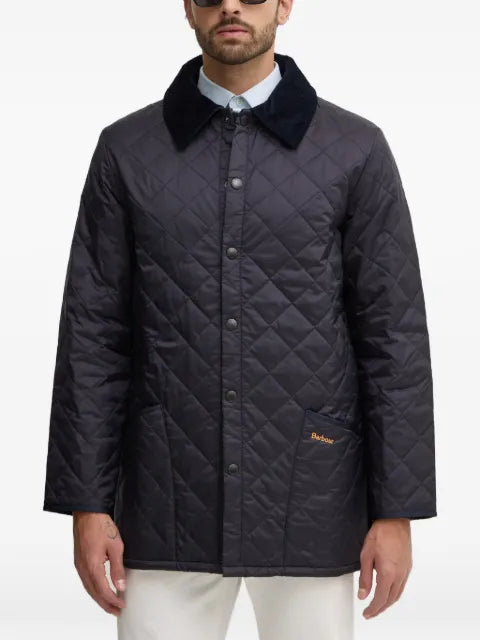 Barbour - Liddesdale Corduroy-Collar Quilted Padded Jacket