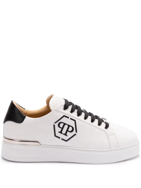 Philipp Plein - Embossed Leather Trainers