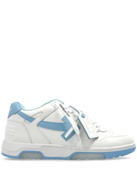 Off-White - Out Of Office Lace-Up Leather Sneakers