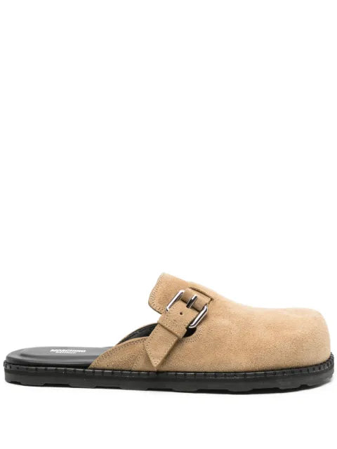 Moschino - Suede Sabot With Strap