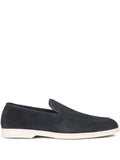 Doucal's - Suede Apron-Toe Loafers