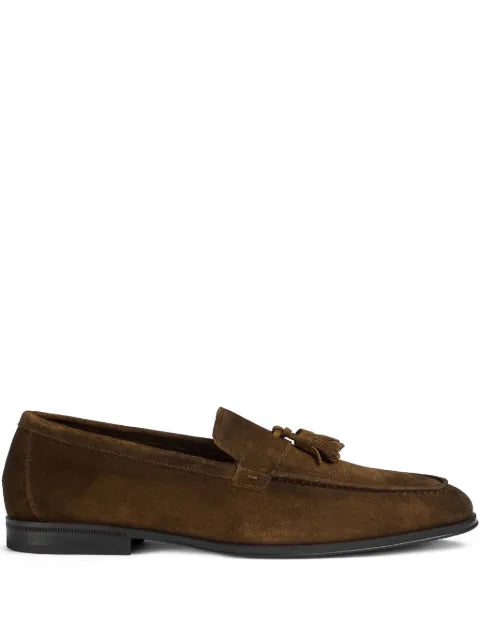 Doucal's - Tassel-Detail Suede Loafers