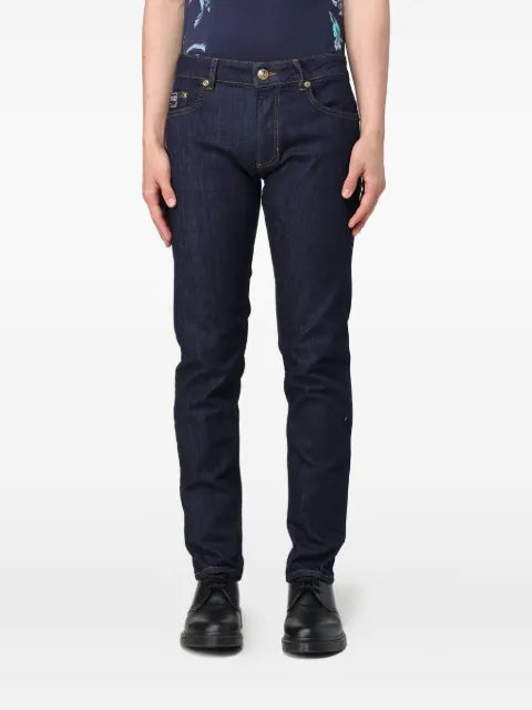 Versace Jeans Couture - Logo-Patch Five-Pocket Jeans
