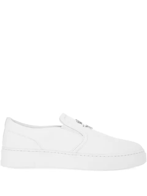 Philipp Plein - Leather Slip-On Sneakers