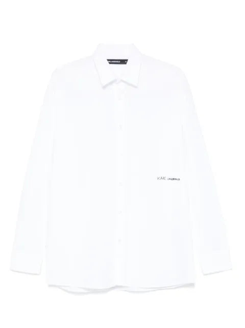 Karl Lagerfeld - Logo-Appliquã© Shirt