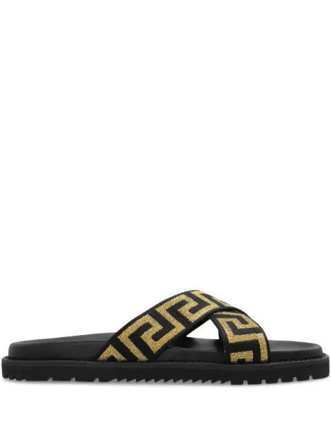Versace - Jacquard Nappa Sandals
