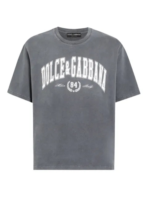 Dolce & Gabbana - Logo-Print Short-Sleeve T-Shirt