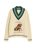 Valentino Garavani - Le Chien De La Maison Jacquard Wool Sweater