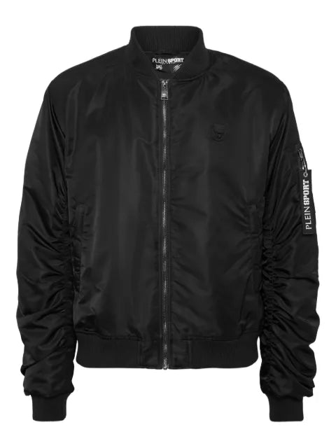 Plein Sport - Logo-Plaque Bomber Jacket