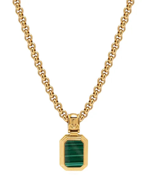 Nialaya Jewelry - Malachite And Onyx Necklace