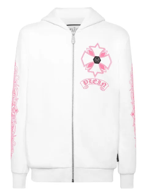Philipp Plein - Chrome Zip-Fastening Hoodie