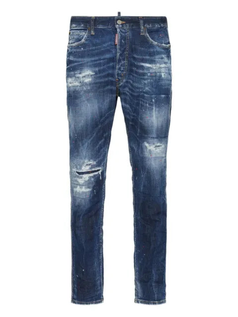 DSQUARED2 - Ripped Washed Jeans