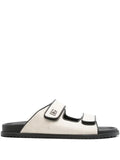Dolce & Gabbana - Double-Strap Canvas Slides