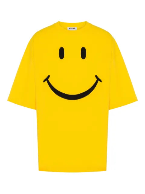 Moschino - Organic Cotton Jersey T-Shirt Smileyâ®