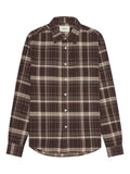 NN07 - Button-Up Shirt Made In Soft Cotton And Woven In A Flannel Twill Weave.