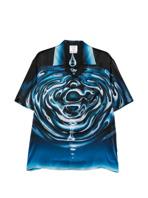 Casablanca - Ripple Cuban Collar Shirt