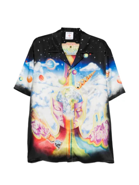 Casablanca - Galaxy-Pint Short-Sleeve Shirt
