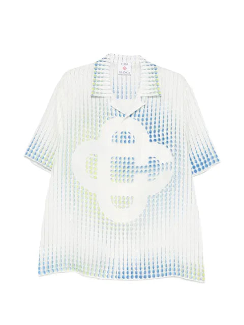 Casablanca - X Martin Naumann Dots Cuban-Collar Graphic Shirt