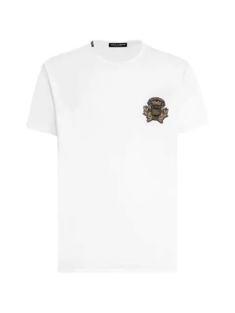 Dolce & Gabbana - Logo-Embellished Cotton T-Shirt
