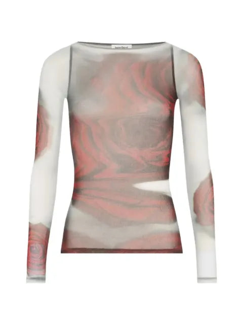 Jean Paul Gaultier - Blurry Roses Top