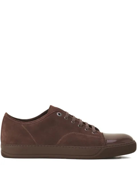 Lanvin - Suede Leather Cap-Toe Sneakers