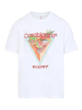 Casablanca - Tennis Club Icon Triangle-Print Graphic T-Shirt