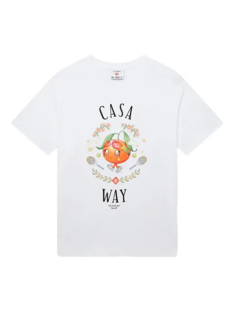 Casablanca - Casa Way Orange Mascot T-Shirt