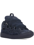 Lanvin - Curb Lace-Up Embossed-Logo Sneakers