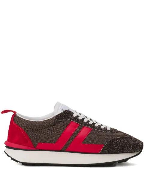 Lanvin - Bumpr Striped Sneakers