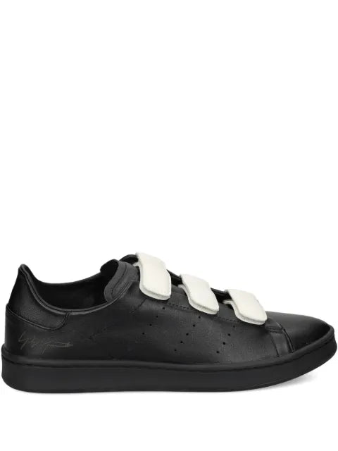 Y-3 - Leather Strap Sneakers