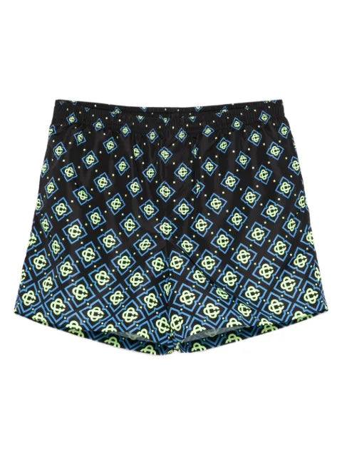 Casablanca - Degrade Monogram-Print Swim Shorts