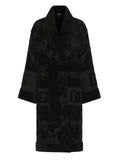 Dolce & Gabbana - Logo Monogram Jacquard Bathrobe