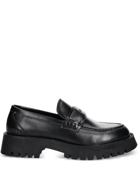 GUESS USA - Logo-Plaque Lug-Sole Loafers