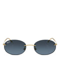 Ray-Ban - Oval-Frame Rimless Sunglasses