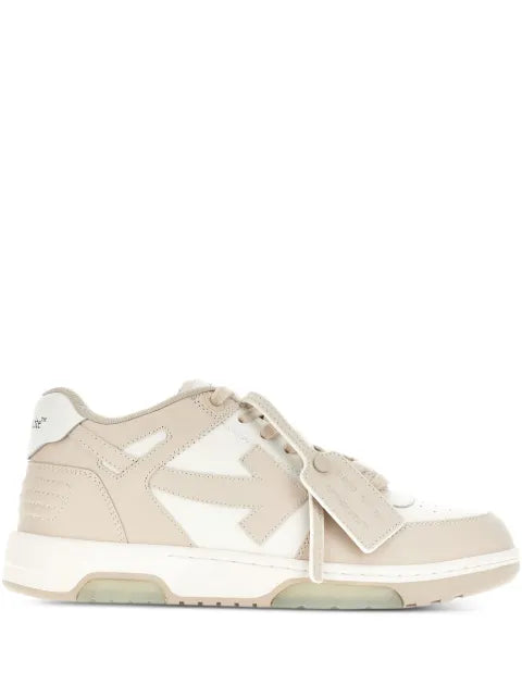Off-White - Out Of Office Leather Panel Sneakers