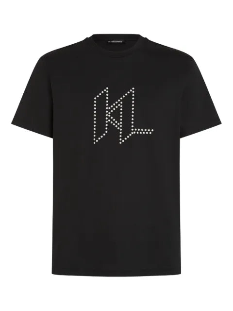 Karl Lagerfeld - Karl Dna Studded-Monogram T-Shirt