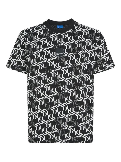 Karl Lagerfeld Jeans - Monogram-Pattern T-Shirt