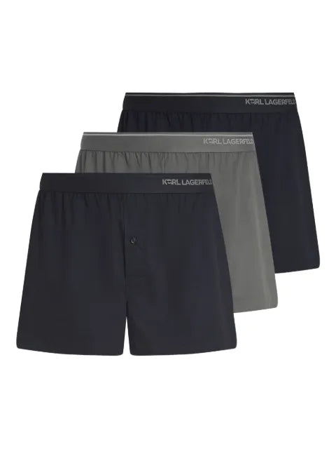 Karl Lagerfeld - Ikon Logo-Waistband Boxers (Pack Of Three)
