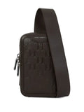 Karl Lagerfeld - Small K/Loom Embossed-Leather Messenger Bag