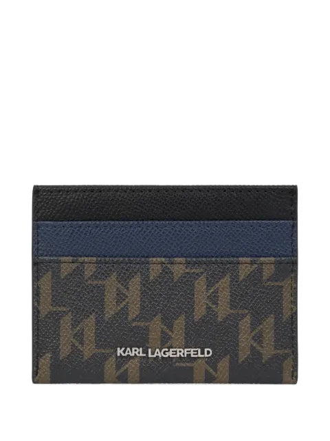 Karl Lagerfeld - Monogram-Print Cardholder