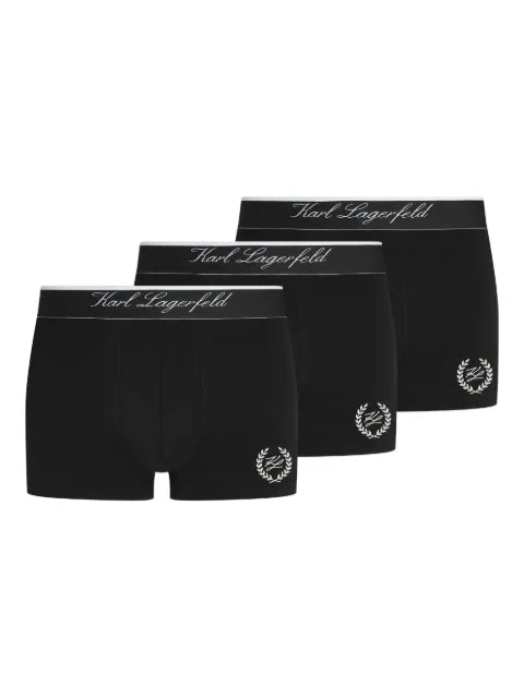 Karl Lagerfeld - Crest-Logo Boxers (Pack Of Three)