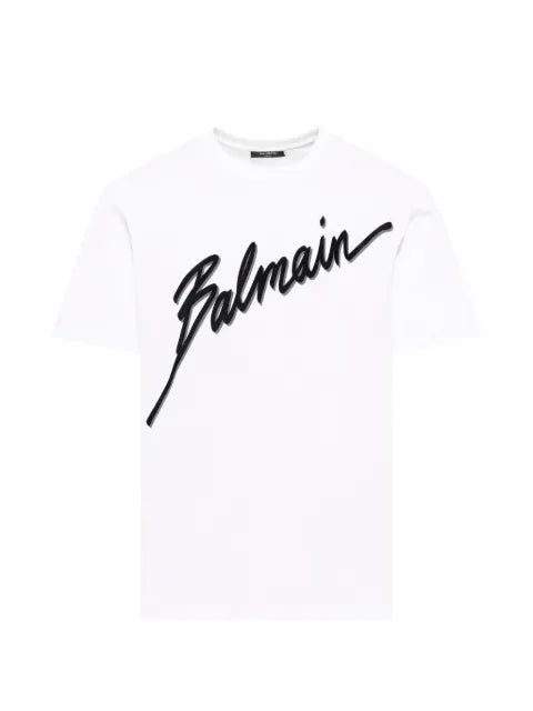 Balmain - Logo-Embroidered T-Shirt
