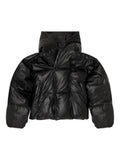 Diesel - Hooded Puffer Jacket In Coated Fabric