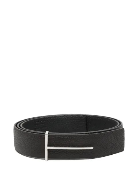 TOM FORD - T-Buckle Leather Reversible Belt
