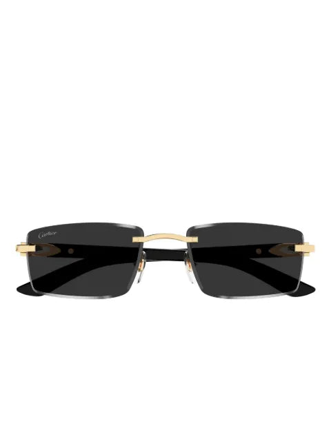 Cartier Eyewear - Rectangle-Frame Sunglasses