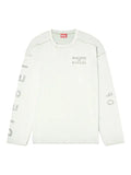 Diesel - Relaxed Long-Sleeve T-Shirt With Printed Sleeves