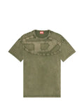 Diesel - Relaxed Cotton T-Shirt With Oval D Applique
