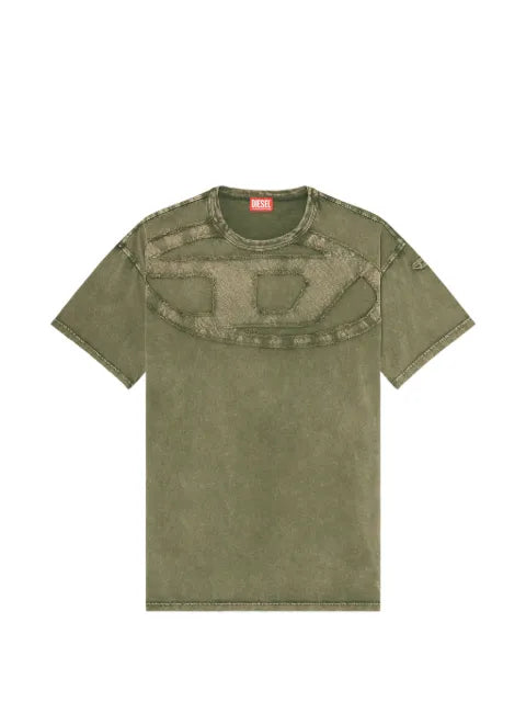 Diesel - Relaxed Cotton T-Shirt With Oval D Applique