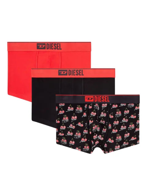 Diesel - Damien-Gft Logo-Cherry Heart Boxer (Pack Of Three)