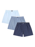 Diesel - Three-Pack Of Cotton Boxers With All-Over Print